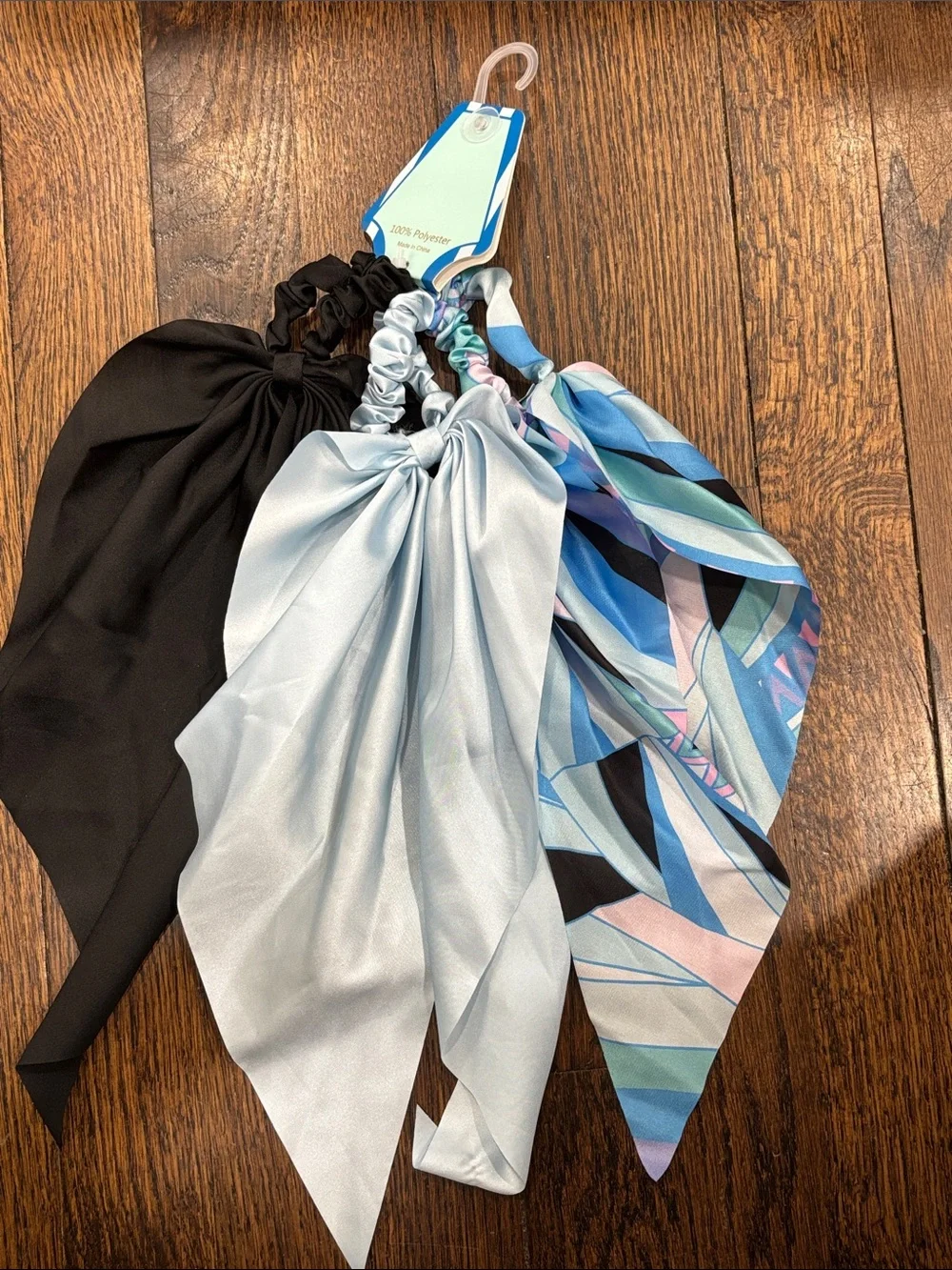 Piper K set of 3 scarf scrunchies